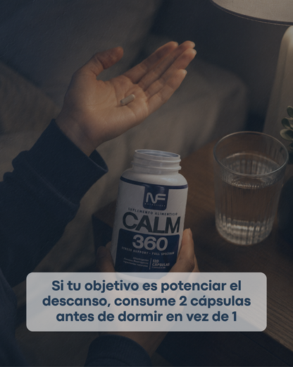CALM 360 l Fórmula Anti Estrés l 120 Cáps