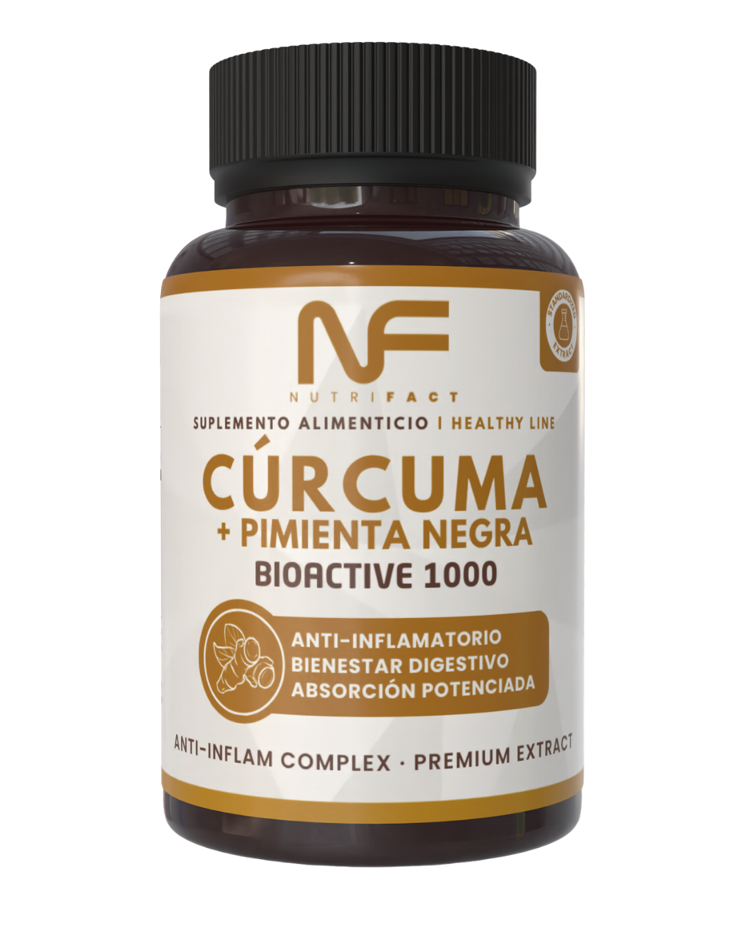 Cúrcuma + Pimienta Negra BIOACTIVE 1000
