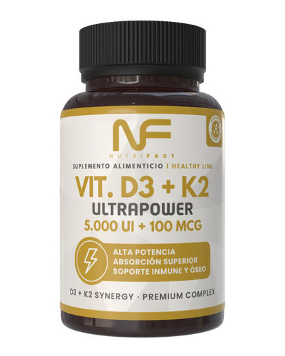 VIT. D3 + K2 ULTRAPOWER l 120 Cáps