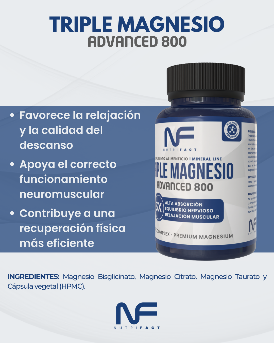 Triple Magnesio ADVANCED 800