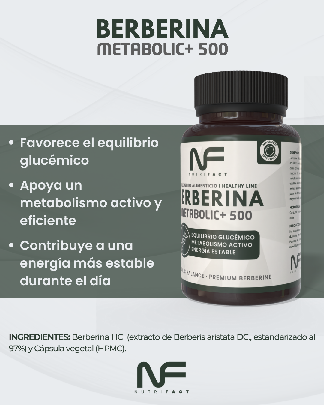 Berberina METABOLIC+500