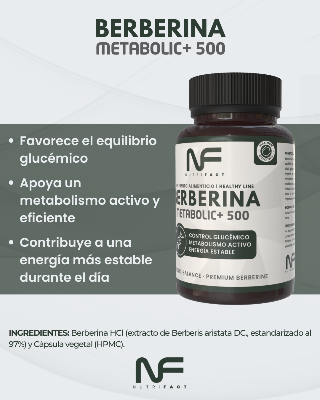 Berberina METABOLIC+500