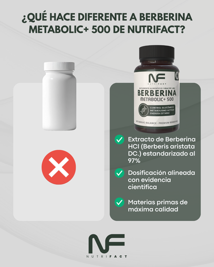 Berberina METABOLIC+500