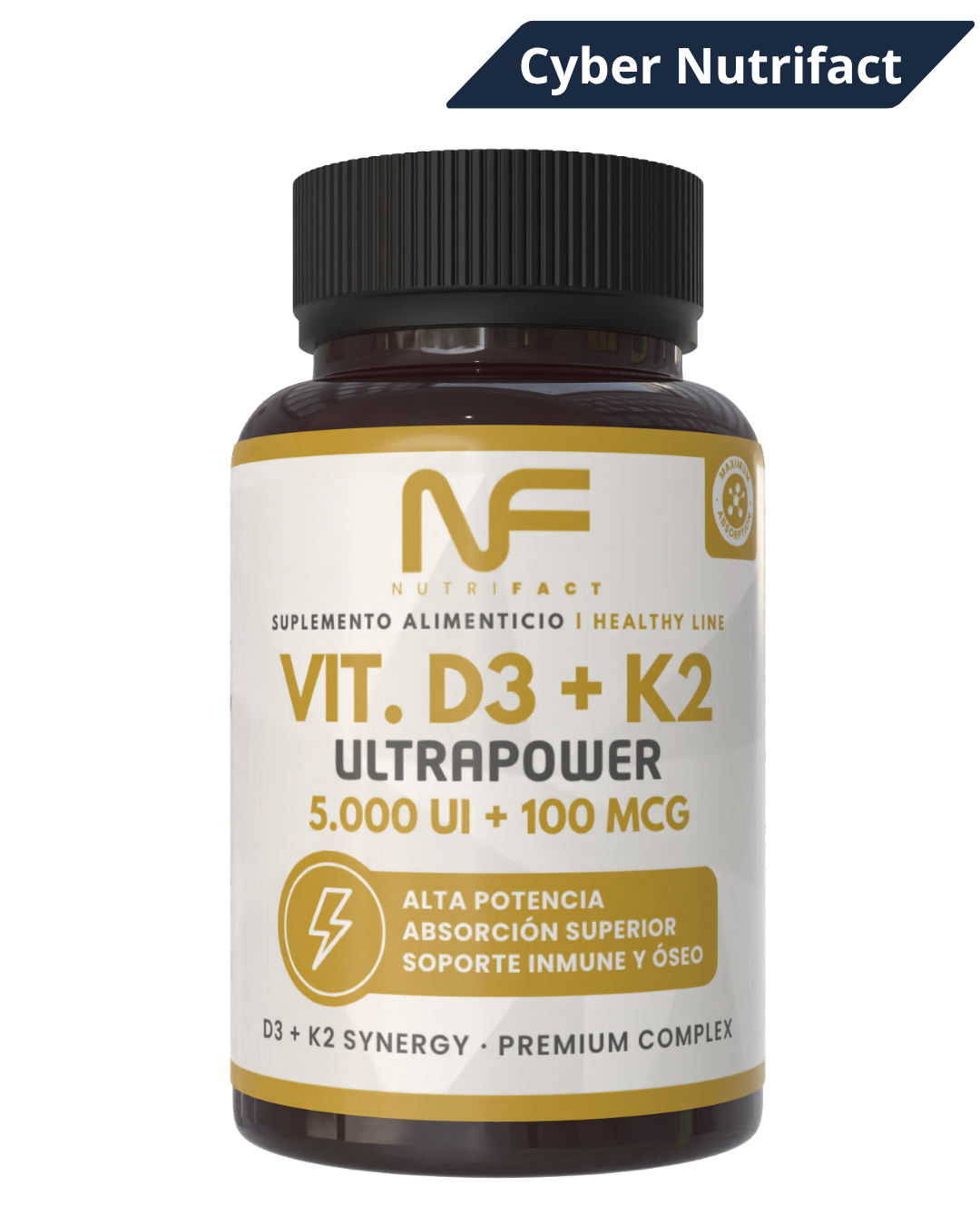 VIT. D3 + K2 ULTRAPOWER l 120 Cáps