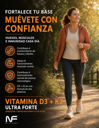 VIT. D3 + K2 ULTRA FORTE l 120 Cáps