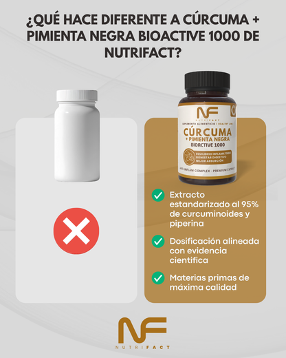 Cúrcuma + Pimienta Negra BIOACTIVE 1000