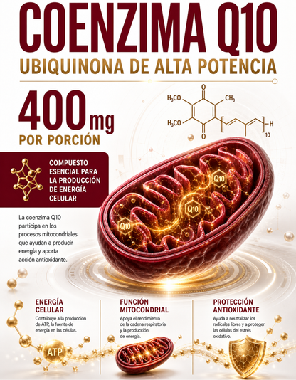 Coenzima Q10 400mg l 120 Cáps