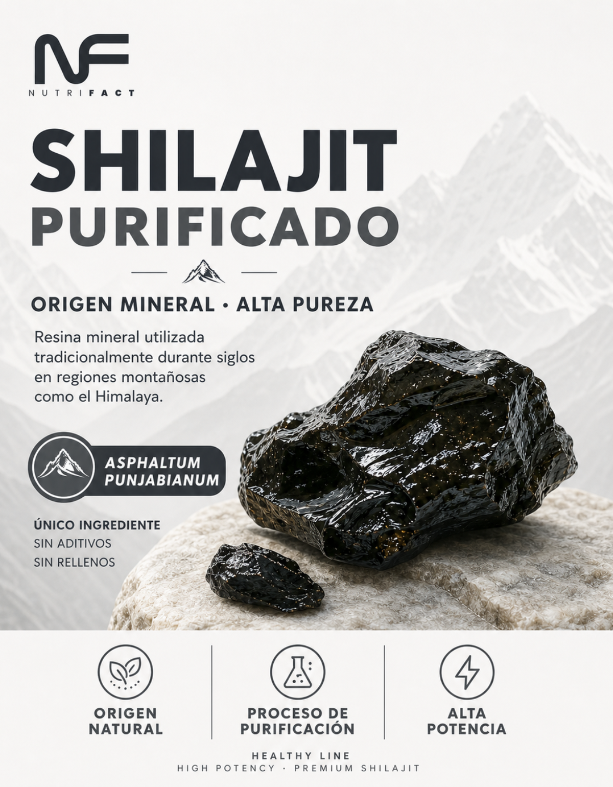 Shilajit 1000mg l 120 Cáps