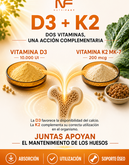 VIT. D3 + K2 ULTRA FORTE l 120 Cáps