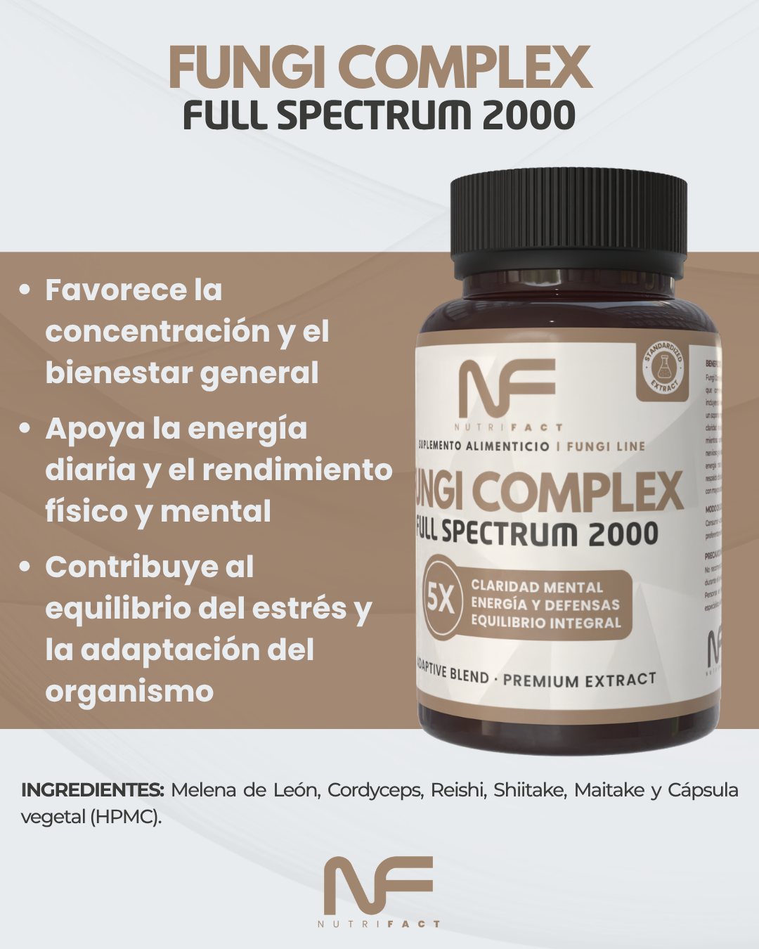 FUNGI COMPLEX Full Spectrum l 120 Cáps
