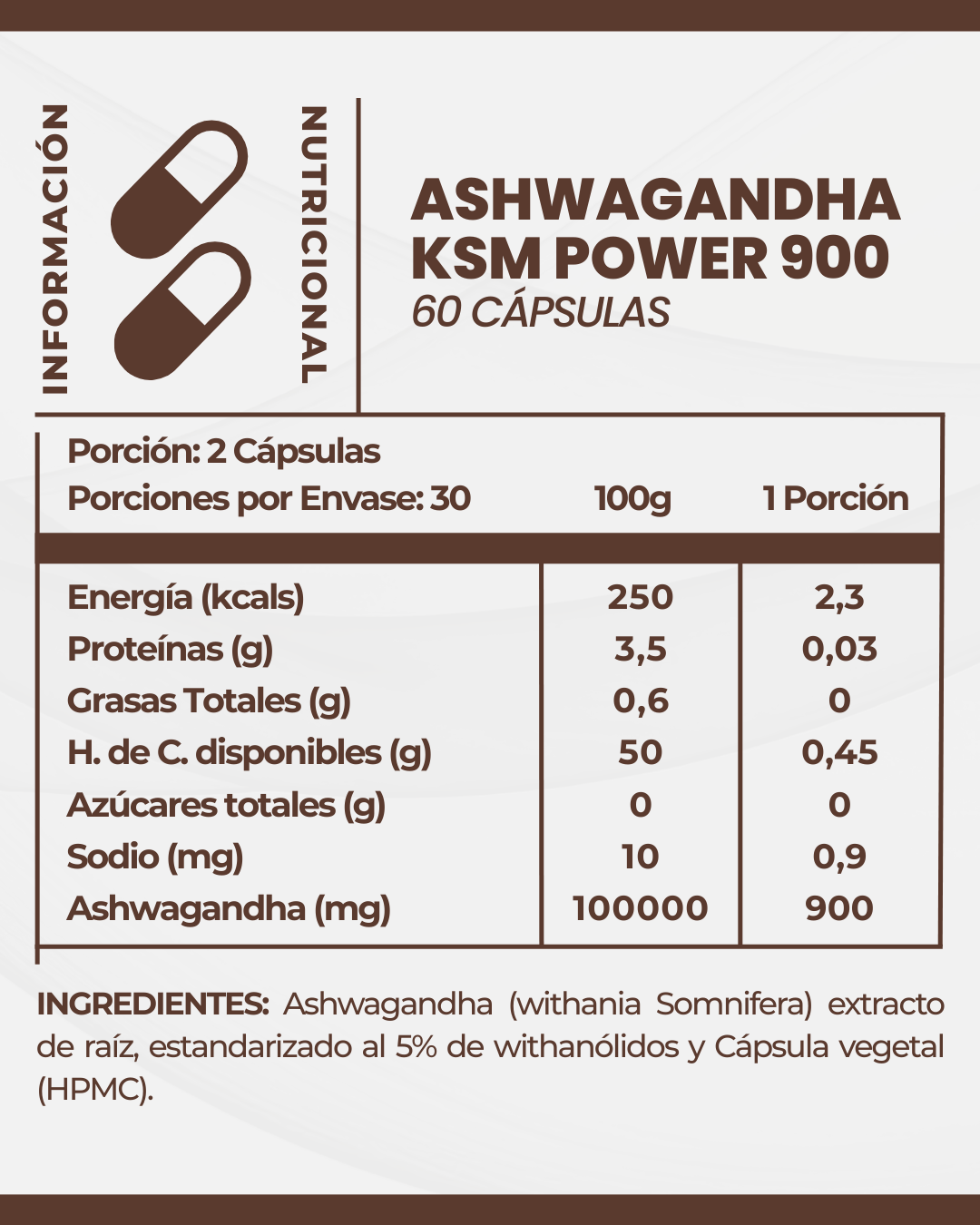 Ashwagandha KSM-POWER 900