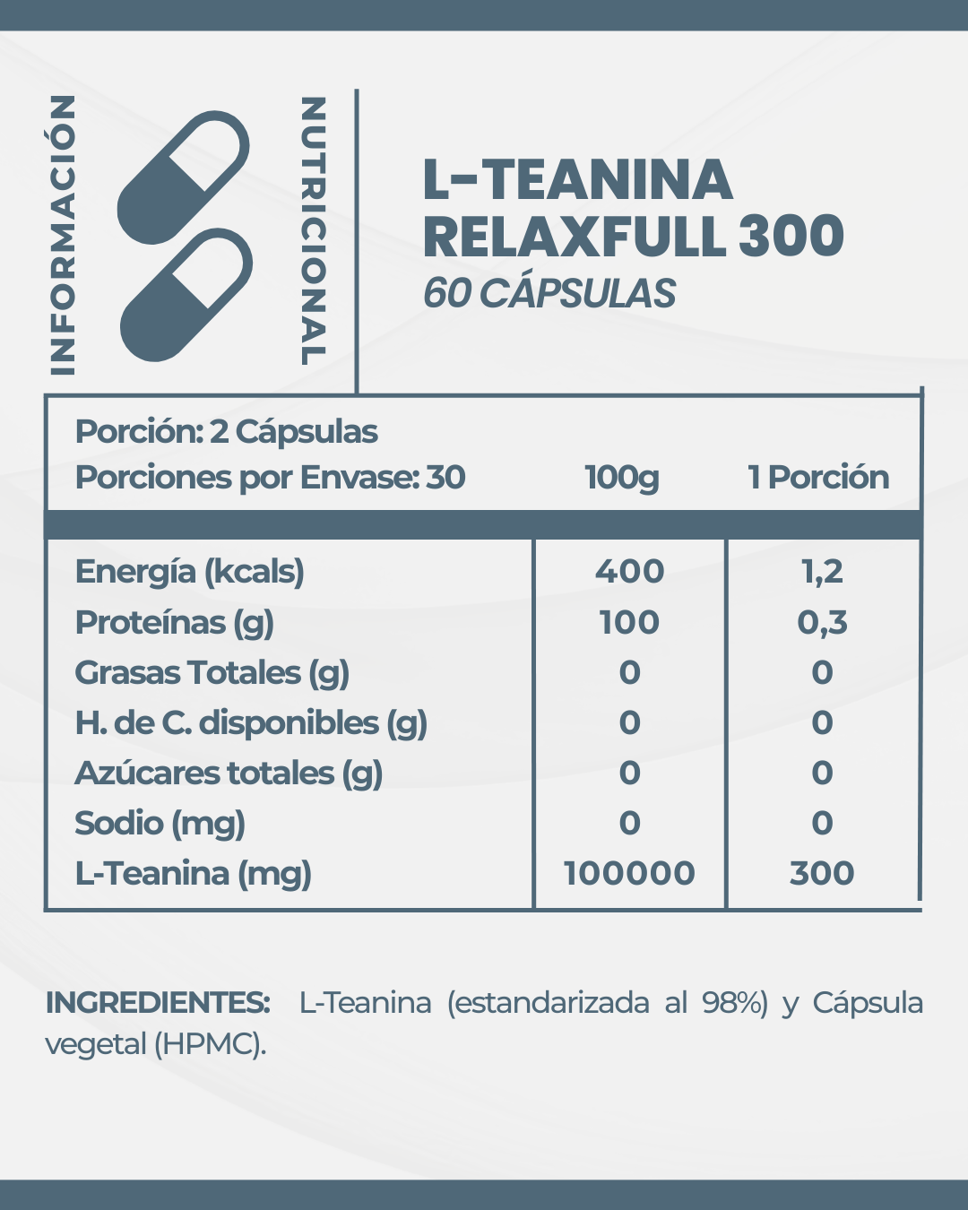 L-Teanina RELAXFULL 300