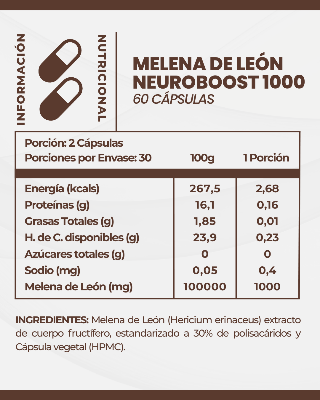 Melena de León NEUROBOOST 1000