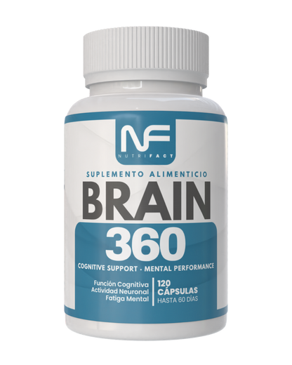 BRAIN 360 l Fórmula Cerebral l 120 Cáps