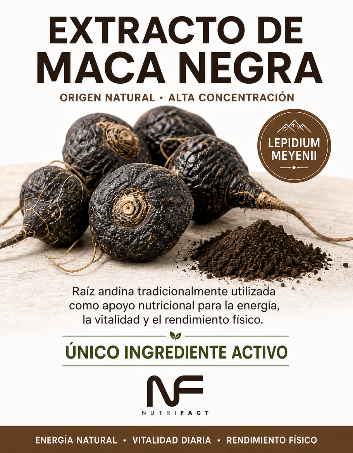 Maca Negra 1000mg l 120 Cáps