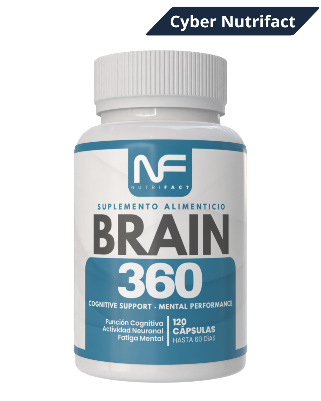 BRAIN 360 l Fórmula Cerebral l 120 Cáps