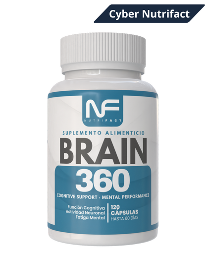 BRAIN 360 l Fórmula Cerebral l 120 Cáps