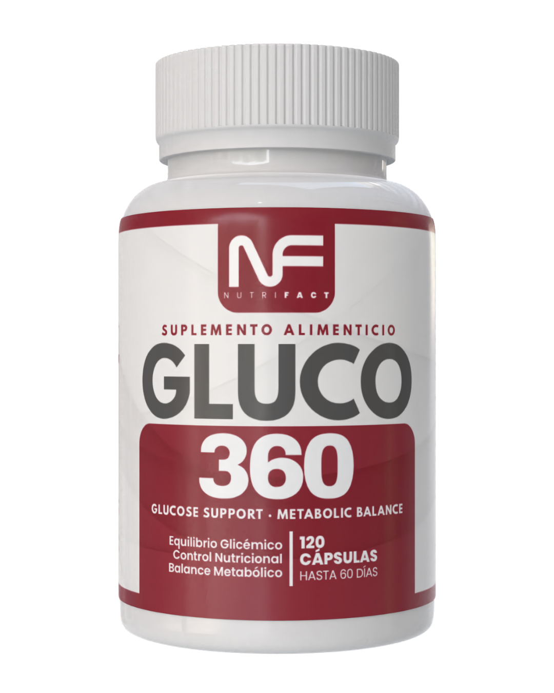 GLUCO 360 l Fórmula Metabólica l 120 Cáps