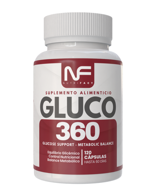 GLUCO 360 l Fórmula Metabólica l 120 Cáps
