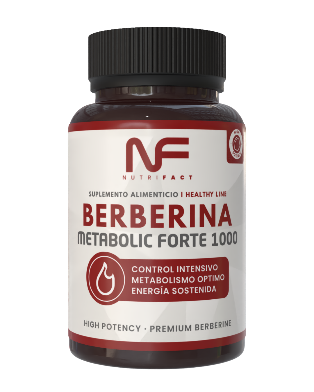 Berberina Forte 1000 Metabolismo y Glucosa Estable l 120 Cáps