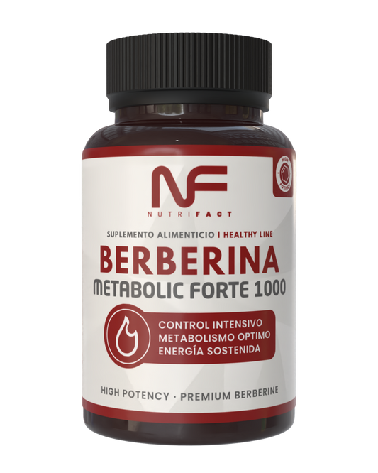 Berberina Forte 1000 Metabolismo y Glucosa Estable l 120 Cáps