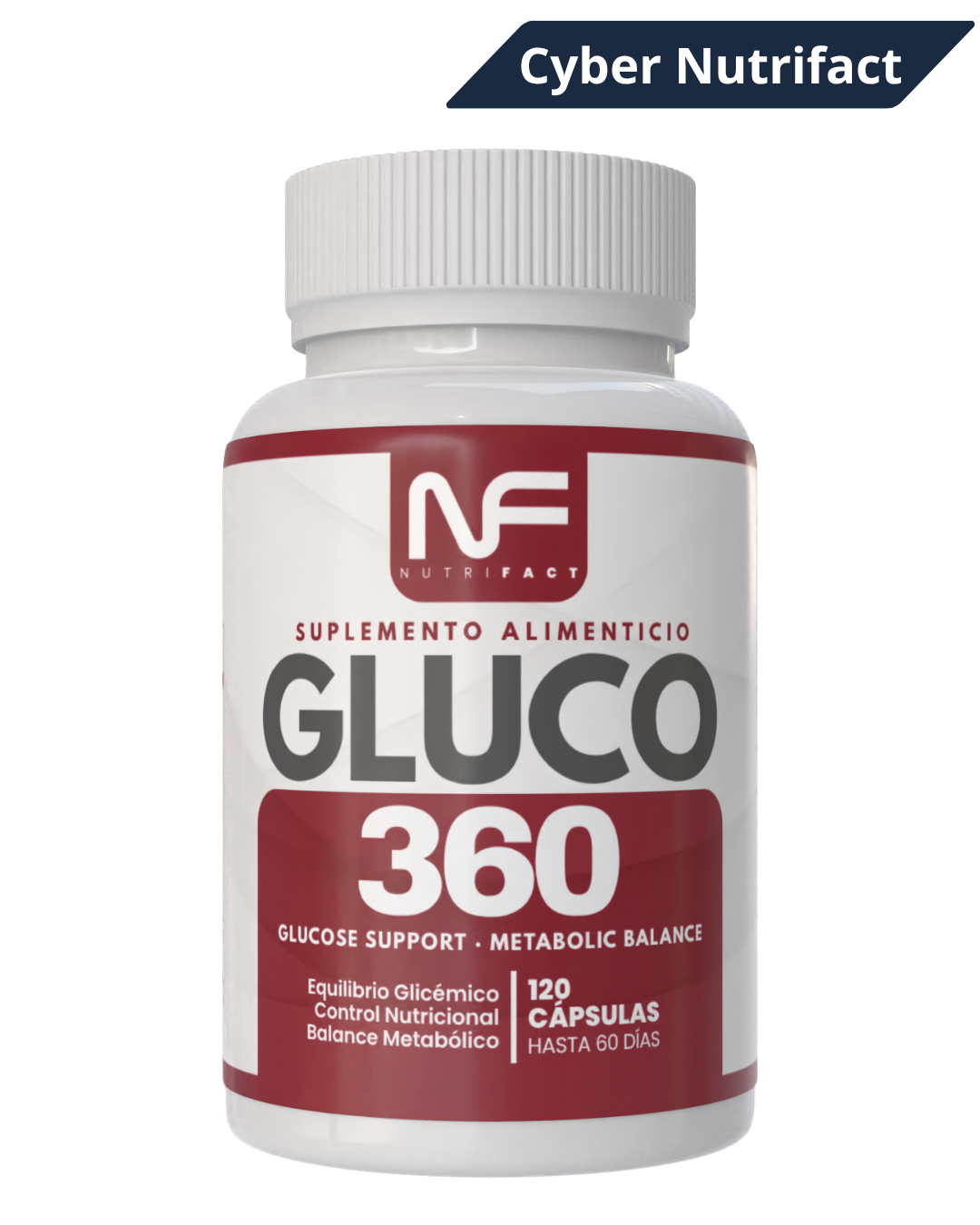 GLUCO 360 l Fórmula Metabólica l 120 Cáps