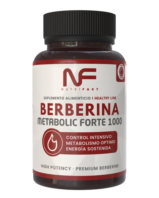 Berberina Forte 1000 Metabolismo y Glucosa Estable