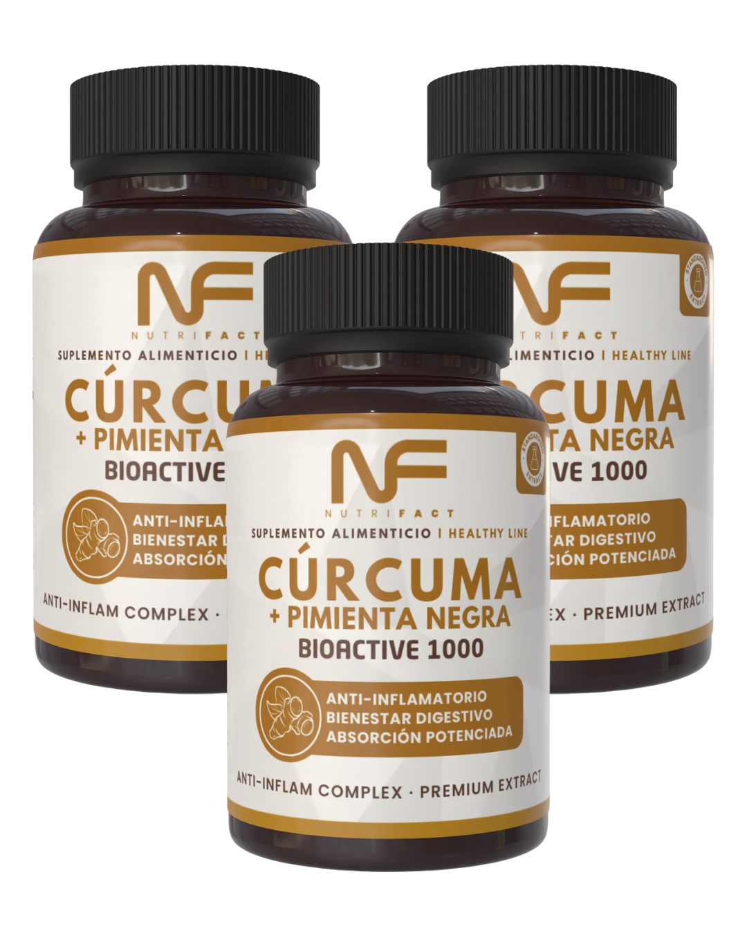 Cúrcuma + Pimienta Negra BIOACTIVE 1000